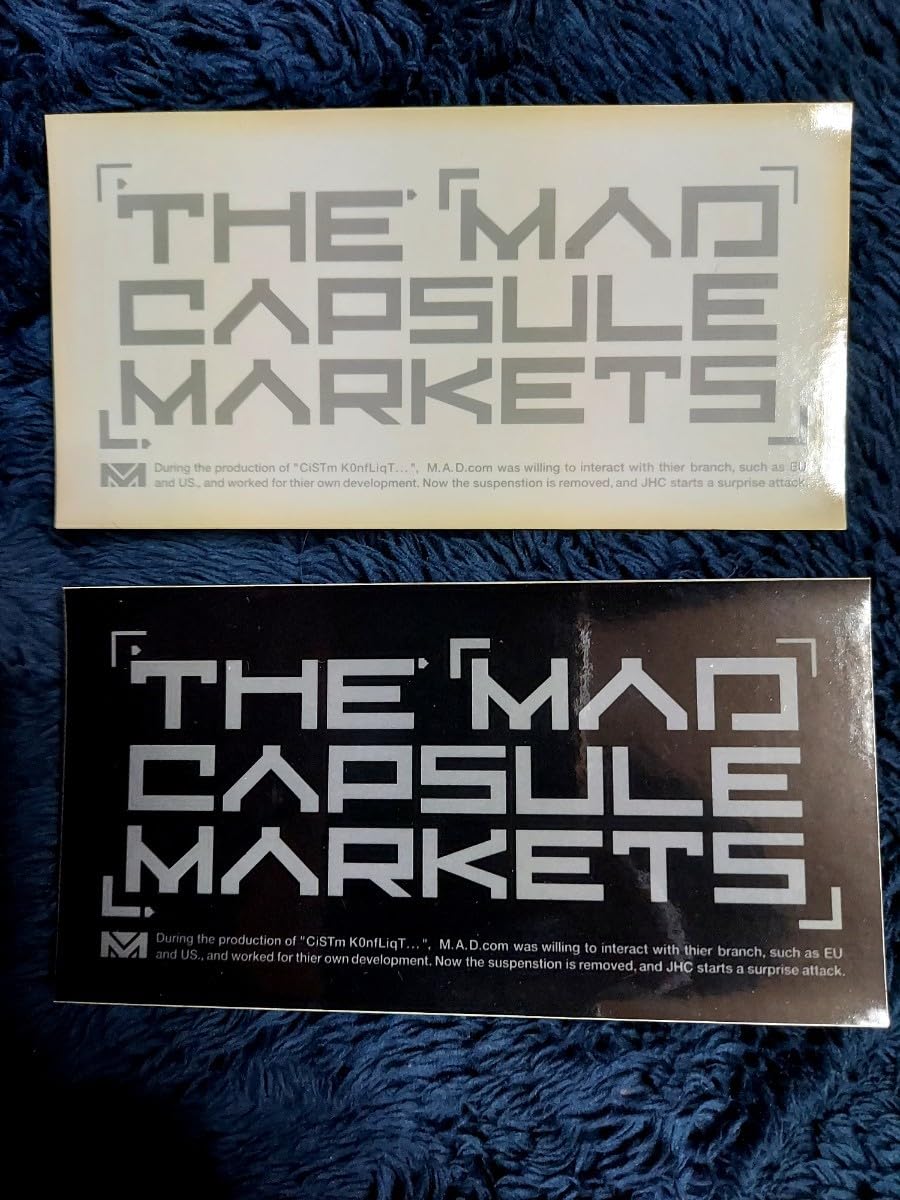 Amazon.co.jp: THE MAD CAPSULE MARKETS ステッカー 2枚 セット マッド